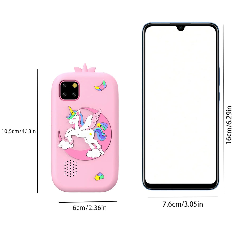 [Kids Smart Phone | Toy] 2.8-inch High-definition Kids Smart Phone Toy | Puzzle Games, Storybooks, Video Recording, Music Player